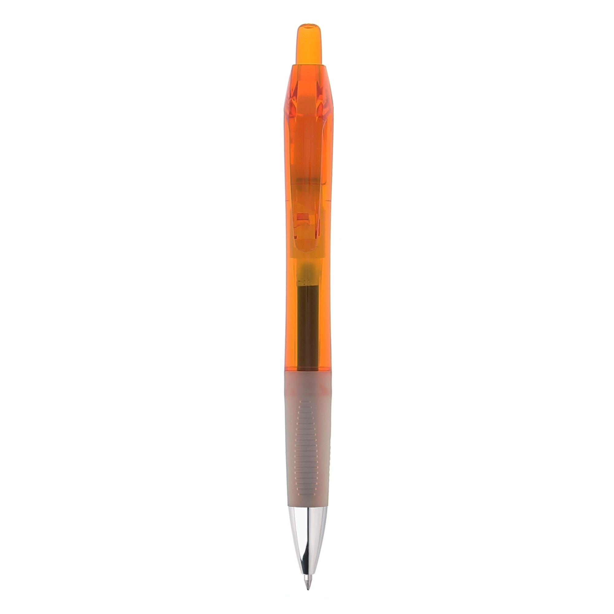 Stylo-bille publicitaire BIC® Intensity® Gel Clic Orange transparent - Encre bleue